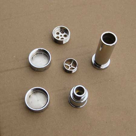 Chrome plated brass parts