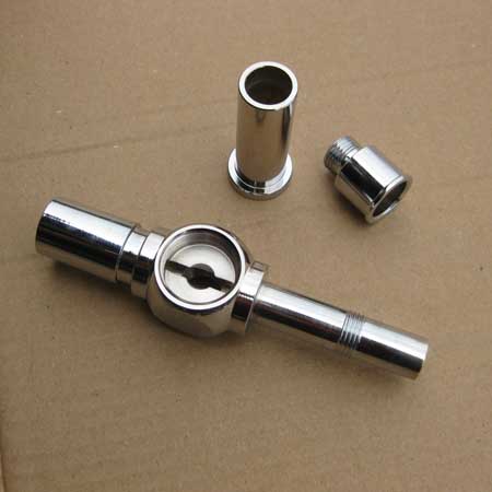 Chrome plated brass fitting parts