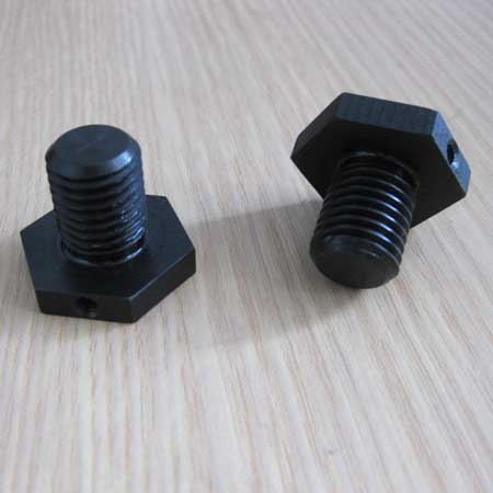 Black oxide hex screw nut parts