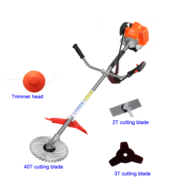 Side mounted grass cutting machine