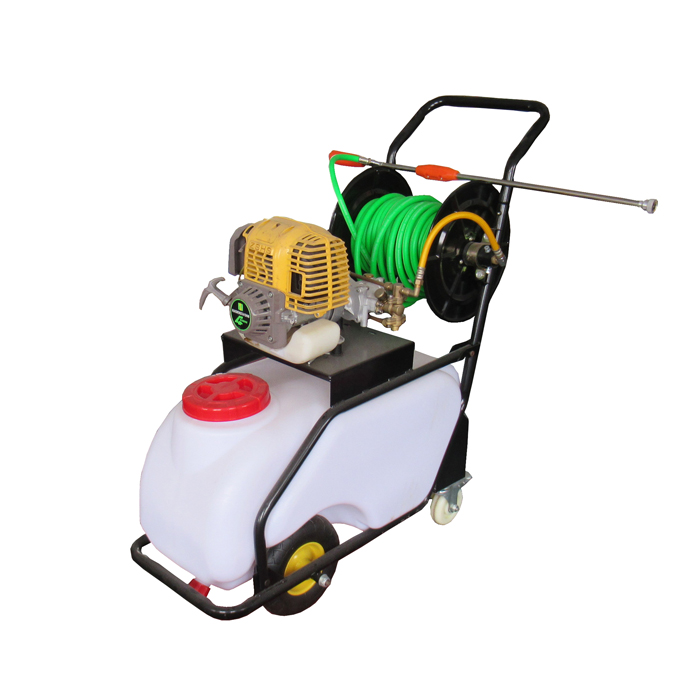 50L hand push trolley power sprayer